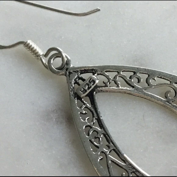 .925 Sterling Silver Filigree Earrings - Picture 16 of 16